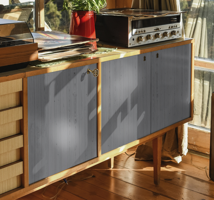 Papel adhesivo para muebles pantone gris madera - TenVinilo