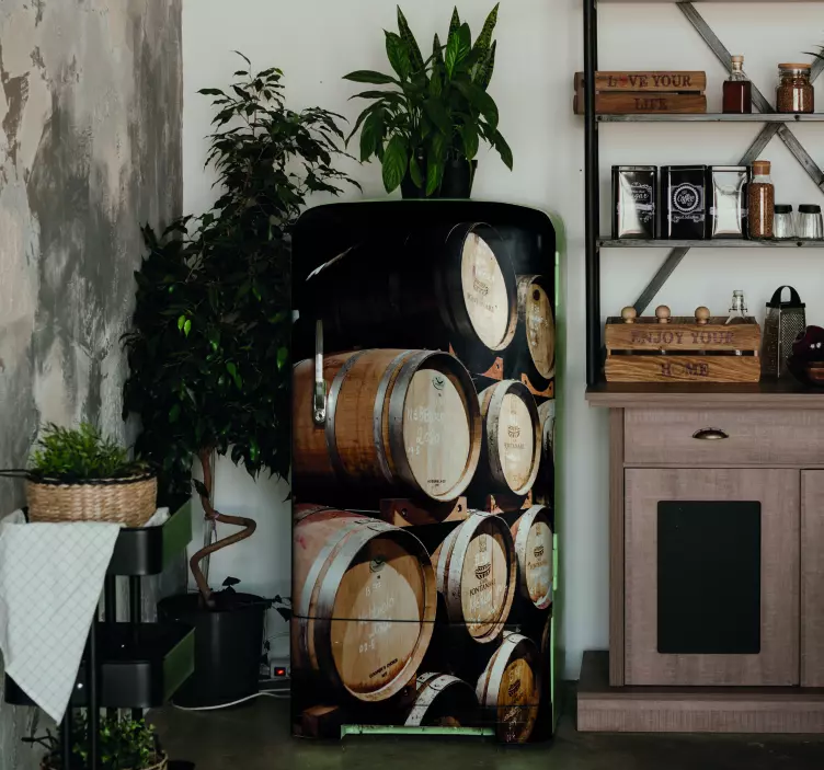 Vinilo para nevera Bodega Nevera - TenVinilo