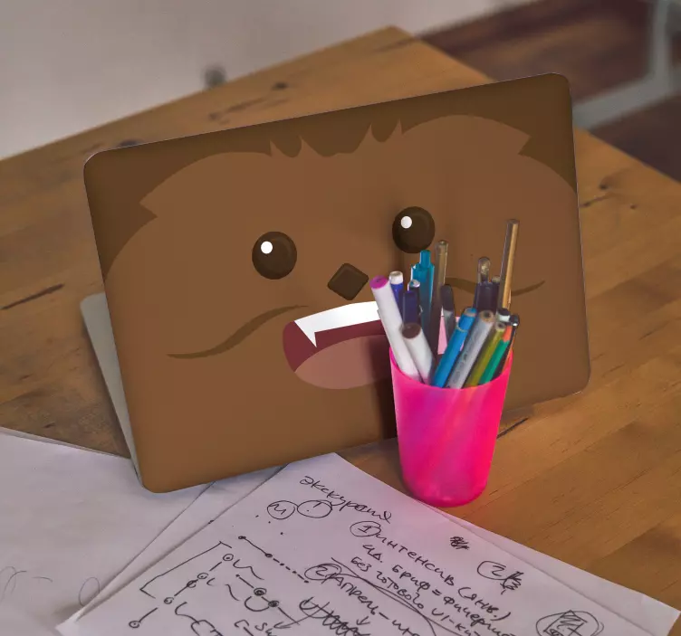 Vinilo para portátiles chewie - TenVinilo