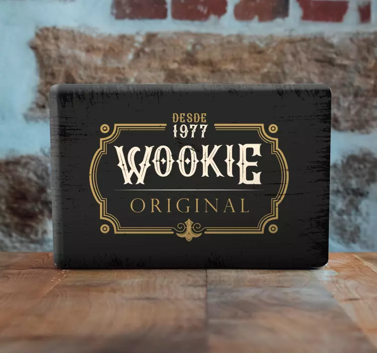 Vinilo para portátiles wookie original - TenVinilo