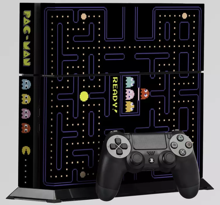 Vinilo para PS4 Pacman - TenVinilo