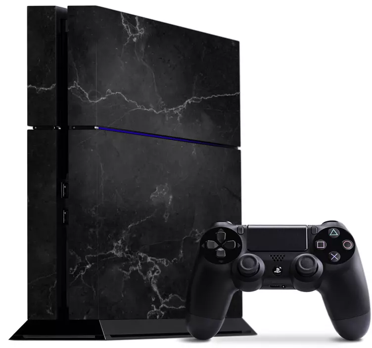 Vinilo PS4 Ps4 mármol negro - TenVinilo