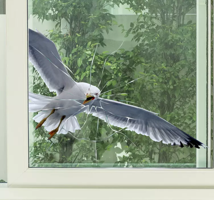 Vinilo para ventana aves volando - TenVinilo