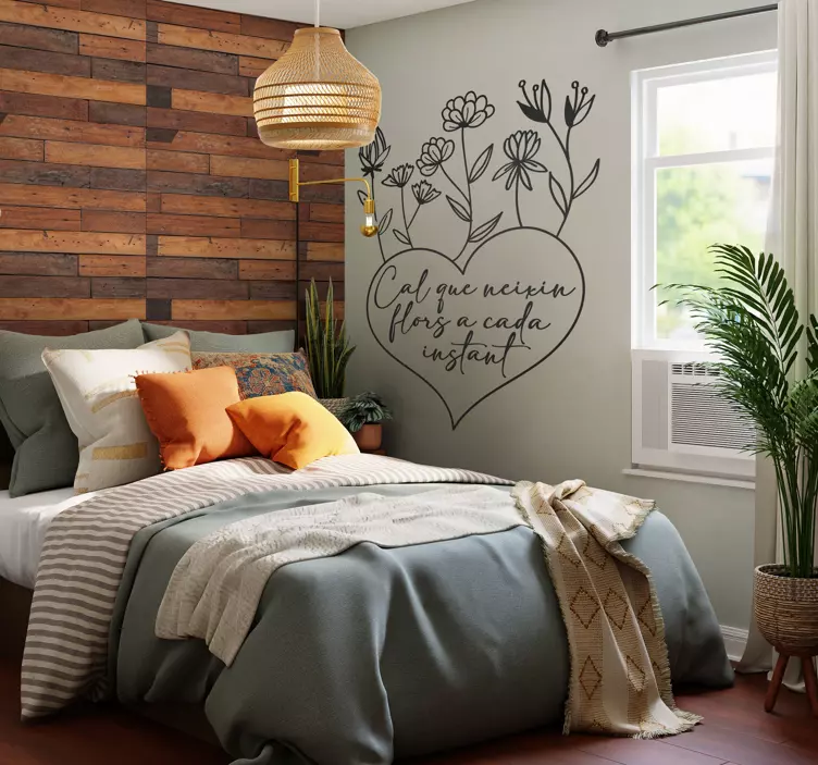 Vinilo pared refrán popular Cal que neixin - TenVinilo