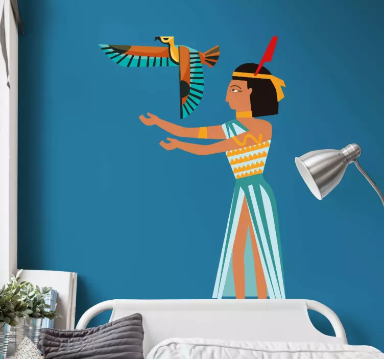 Vinilo personaje figura del antiguo Egipto - TenVinilo