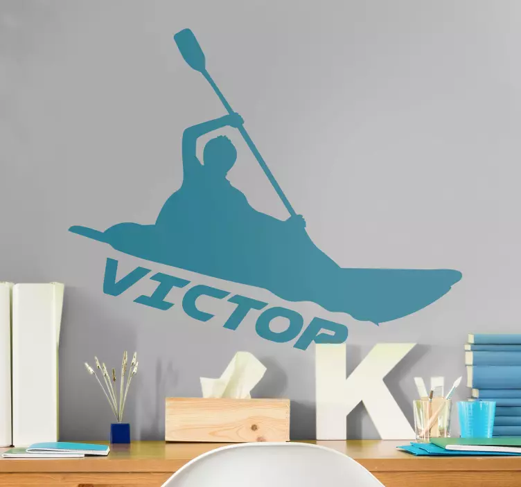 Vinilo piragüista personalizado - TenVinilo