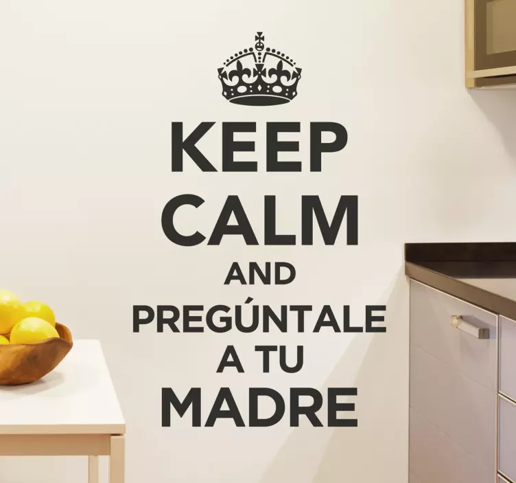 Vinilo pregúntale a tu madre - TenVinilo