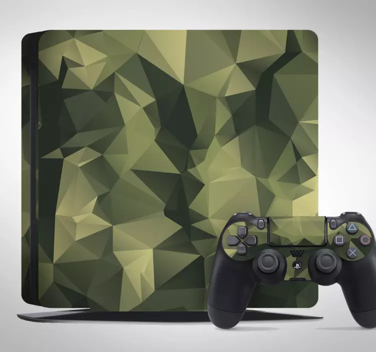 Vinilo PS4 camuflaje - TenVinilo