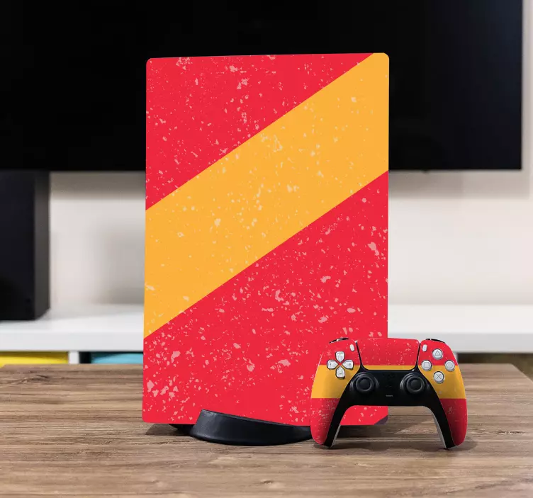 Skin PS5 Bandera española - TenVinilo