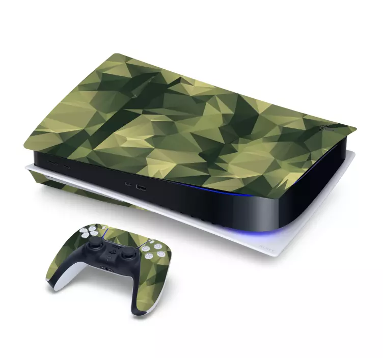 Vinilo ps5 funda camuflaje para playstation - TenVinilo