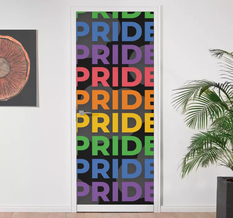 Vinilo de amor declaración de orgullo vibrante - TenVinilo