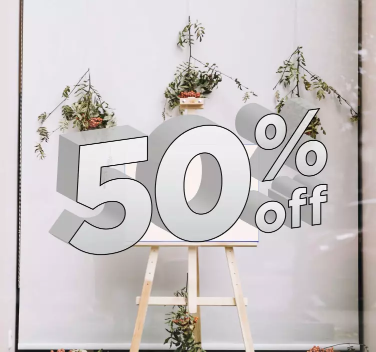 Vinilo rebajas exposición de promociones - TenVinilo