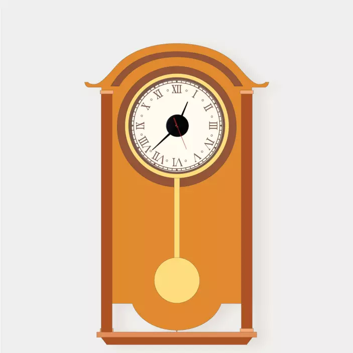 Vinilo reloj péndulo clásico - TenVinilo
