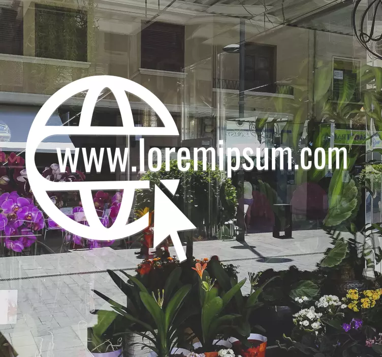 Vinilo escaparate tecnología website - TenVinilo