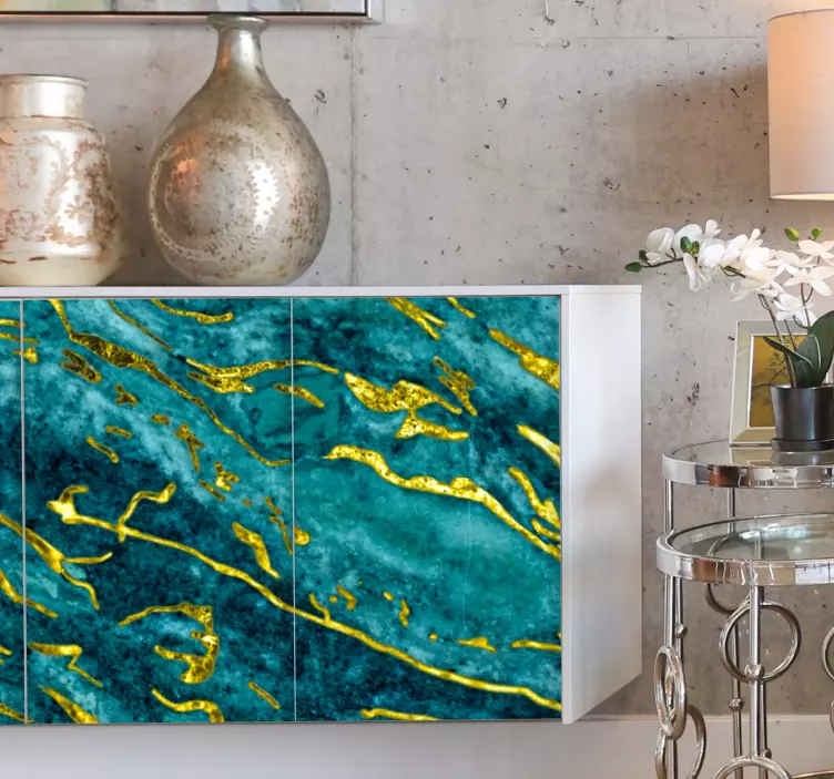 Vinilo textura acuática elegante - TenVinilo