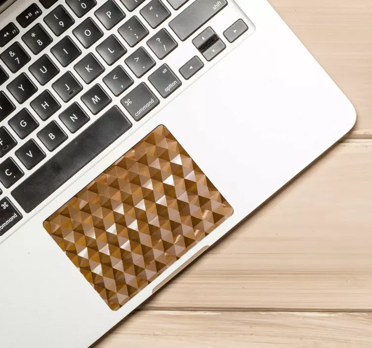 Vinilo touchpad concepto triángulo geométrico - TenVinilo