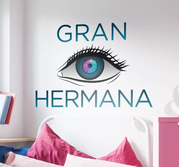 Vinilo TV logotipo de espectáculo con temática de ojos - TenVinilo