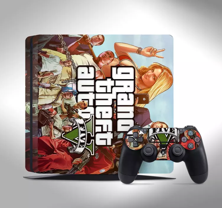 Vinilo gamer Grand Theft Auto - TenVinilo