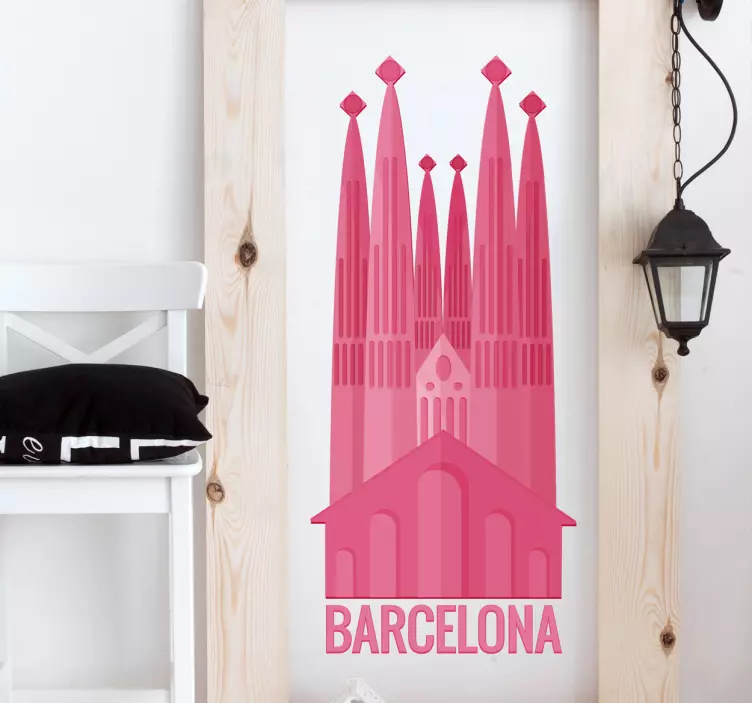 Vinilos Barcelona Sagrada Familia - TenVinilo