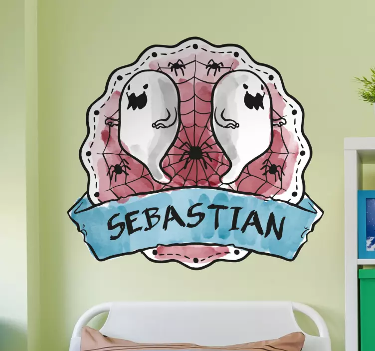 Vinilos halloween nombre personalizable - TenVinilo