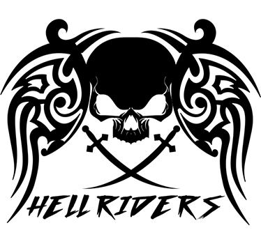 Pegatinas para moto hell riders - TenVinilo