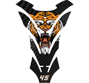 Pegatina moto tigre - TenVinilo