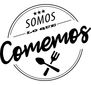 Vinilo para cocina somos lo que comemos - TenVinilo