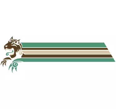 Vinilo ornamental lineas para caravana - TenVinilo