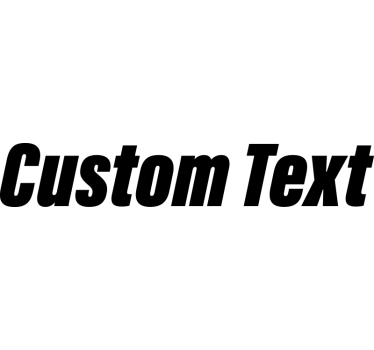 Pegatina moto texto personalizado para moto - TenVinilo