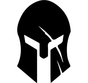 Pegatina para moto diseño de casco romano - TenVinilo