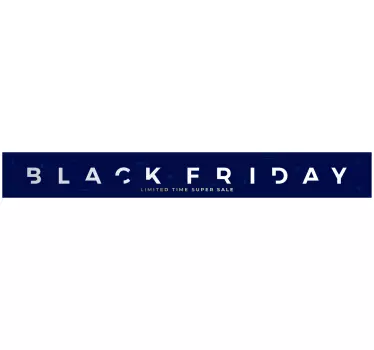 Vinilo Black Friday pancarta de venta promocional - TenVinilo