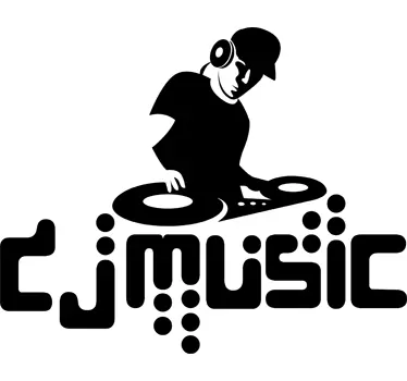 Vinilo decorativo DJ music - TenVinilo