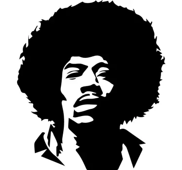 Vinilo personaje retrato de músico icónico - TenVinilo