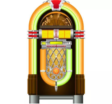 Vinilo decorativo jukebox vintage - TenVinilo