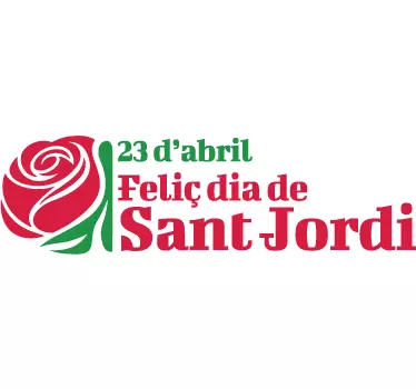 Adhesivo decorativo 23 Sant Jordi - TenVinilo