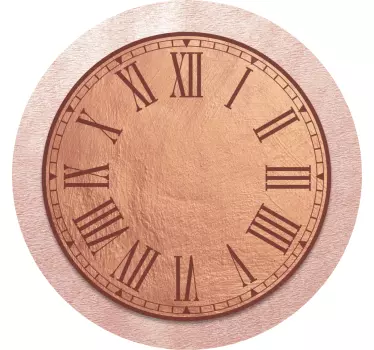 Reloj adhesivo pared Todo en rosa - TenVinilo