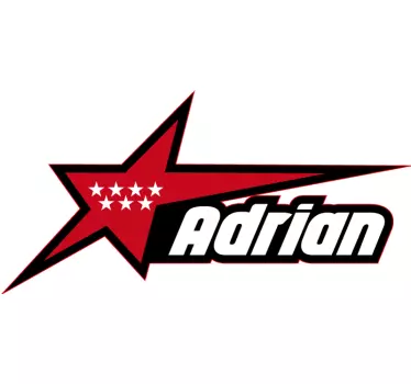 Pegatina para moto bandera de Madrid con nombre - TenVinilo
