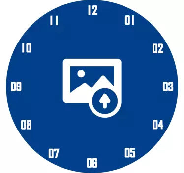 Reloj adhesivo pared personalizado - TenVinilo