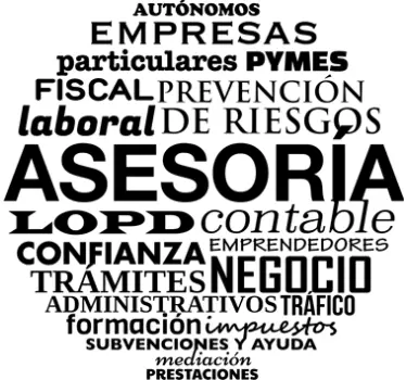 Vinilo frase conceptos asesoría - TenVinilo