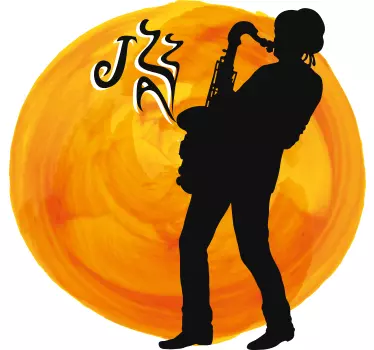 Vinilo saxofonista de jazz - TenVinilo