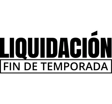 Vinilo escaparate liquidación fin temporada - TenVinilo