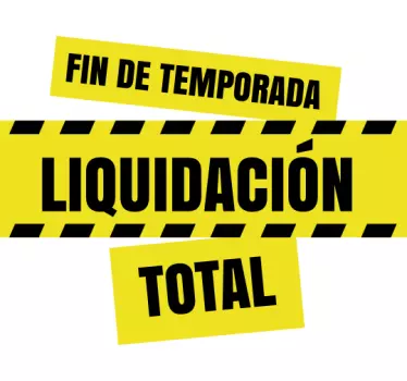 Vinilo rebajas liquidación total fin temporada - TenVinilo