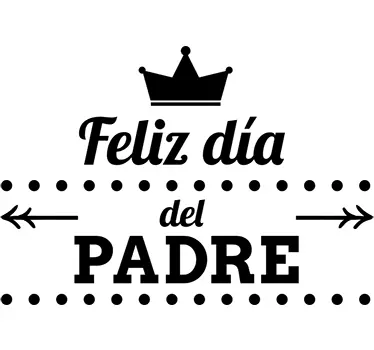 Adhesivo para negocios día del padre - TenVinilo