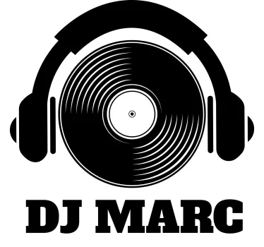Pegatina para portátil disco dj - TenVinilo