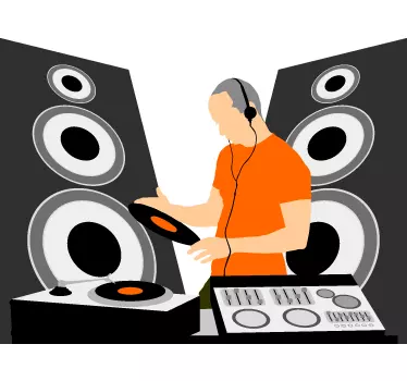 Adhesivo portatil DJ profesional - TenVinilo