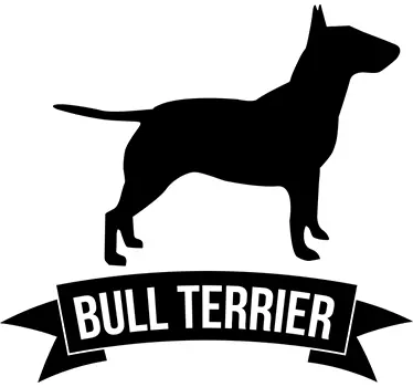 Pegatina perro bull terrier - TenVinilo