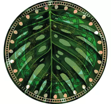 Reloj adhesivo pared jungla - TenVinilo