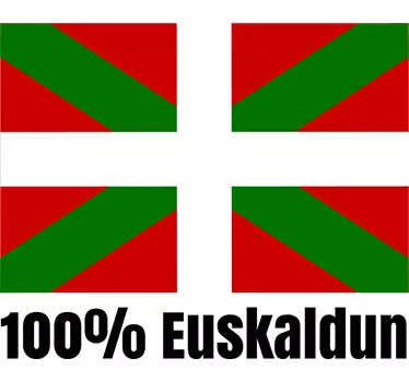 Vinilo bandera de Euskadi Euskaldun - TenVinilo