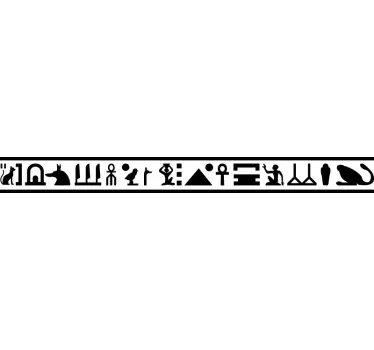 Vinilo cenefa adhesiva Egipto - TenVinilo