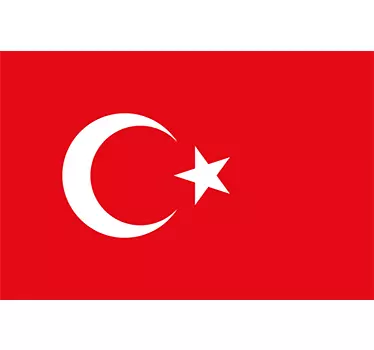 Vinilo decorativo bandera Turquía - TenVinilo